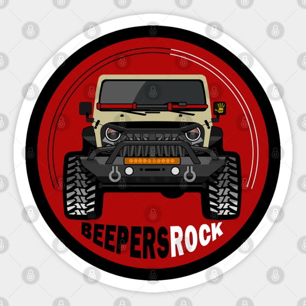 BeepersRock Sticker by sojeepgirl